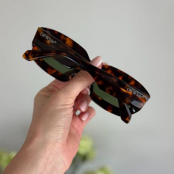 Off-White CHARLOTTE Women Sunglasses Havana Green Rectangle OERI138 CHARLOTTE main image 13